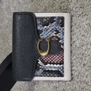 Coach Snakeskin Tabby Small Wallet Genuine Leather, Snakeskin Sold Out